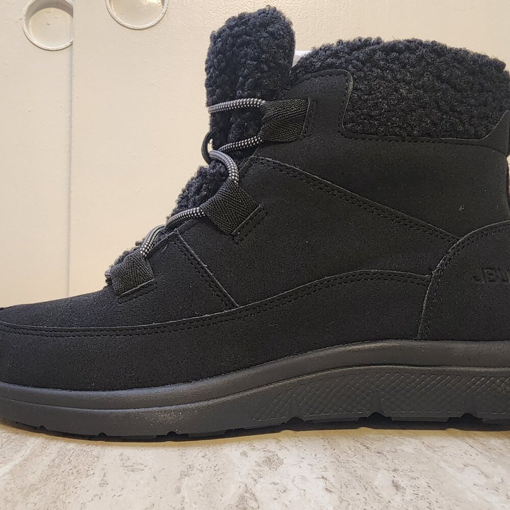 JBU Womens Freeze Round Toe B Black 8M- A025 - Picture 4 of 12